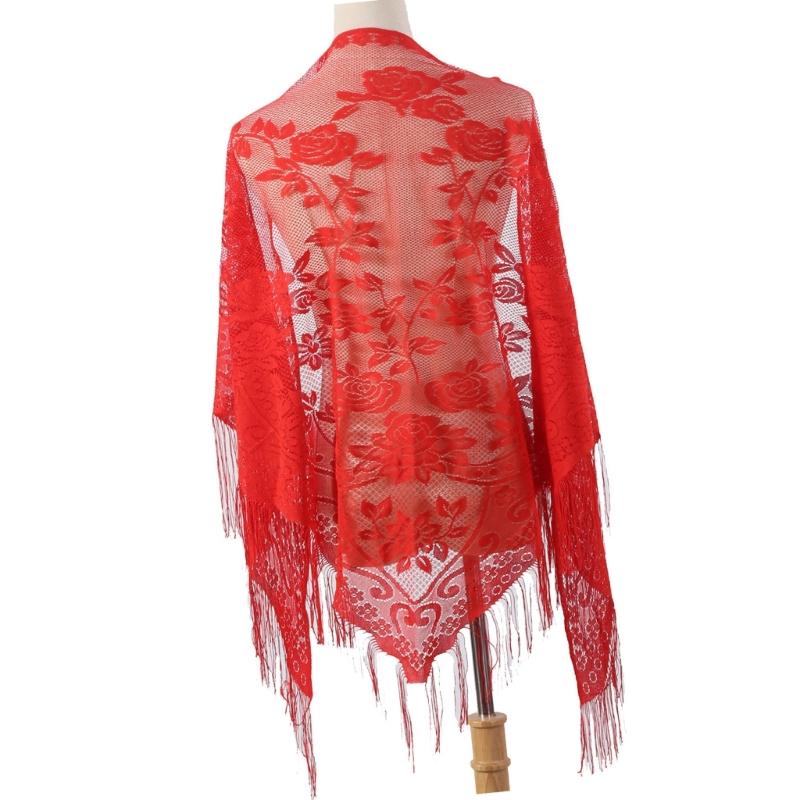652F Püsküllü Şık Dantel Eşarp - Tassel Fringe Trim incelemesi ve fiyatı